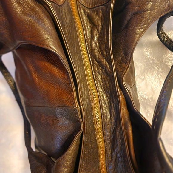 Dark Brown Soft Leather Purse by Sigrid Olsen - Picture 3 of 10